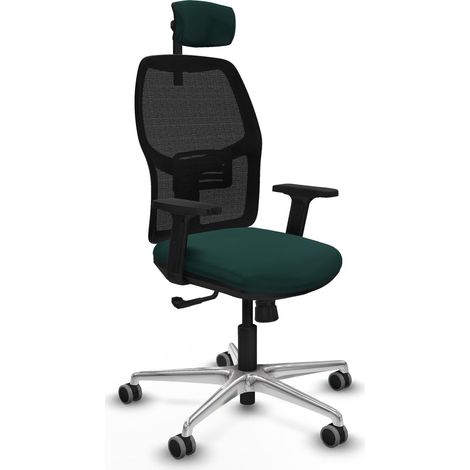 Sedia da ufficio piqueras y crespo Alfera verde bottiglia mesh (1/2)