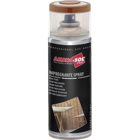 Impregnante per Legno Spray Ambrosol 400 ml Rovere 6 Pezzi