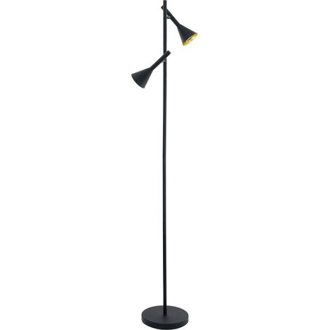 Lampe sur pied, lampe sur pied vintage 2 flammes, style (1/5)