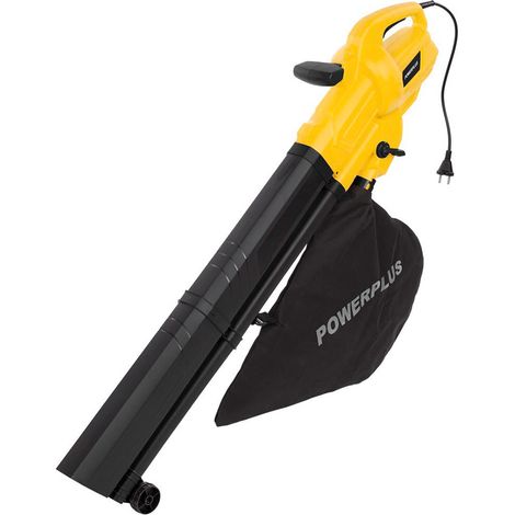 Soffiatore aspiratore foglie POWERPLUS 3300W elocità massima dell'aria 250 km/h