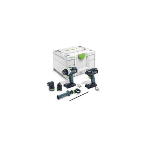 Festool destornillador y taladro-set TID 18 Basic-Set TPC 18/4 - 578833 (1/5)