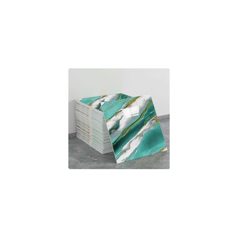 (10 pezzi, 30×30 cm, Q054) Adesivi murali autoadesivi per piastrelle, effetto marmo, decorazione murale, materiale PET, adatti per cucine, bagni, caminetti e lavanderie. - Crezuo