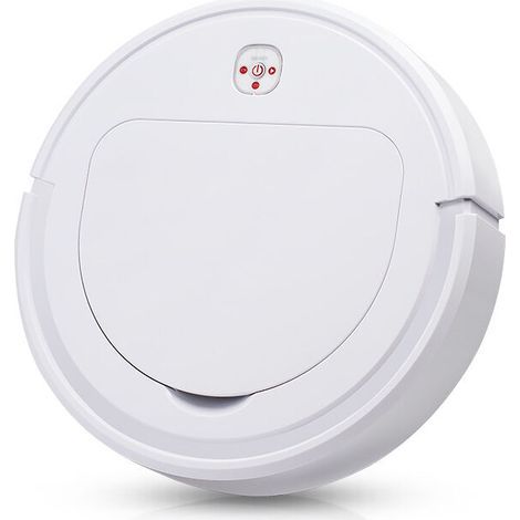 Robot aspirapolvere, sottile, silenzioso, con elevata potenza di aspirazione, batteria a lunga durata, robot aspirapolvere senza spazzole con bocchetta di aspirazione, ideale per peli di animali, tapp (1/3)
