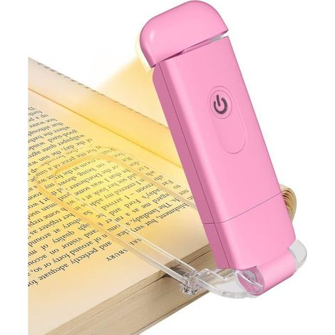 Lampe de lecture - Rechargeable - 4 Réglages de Luminosité - 2 Couleurs - Protection des Yeux (1/5)