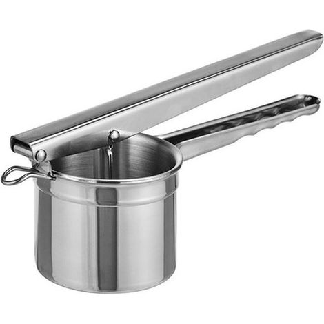 Prensa para patatas / prensa para puré - Acero inoxidable - con 3 discos - Utensilios de cocina - Artículos de cocina (1/5)