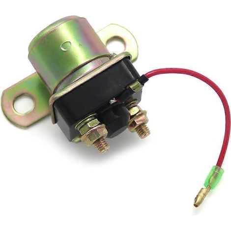 Applicable aux modèles Suzuki GS1000, GS1000E, GS1000G, GS1000L, GS1100E, GS1100ES, GS1100G, GS250, GS250T, GS400, GS425, GS425E et GS425L : relais de démarreur (solénoïde)