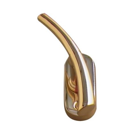 Ouvre&Déco – Poignée de fenêtre crémone laiton poli modèle TAMARA – Dimensions plaque 31x65mm – Entraxe 43mm – Accessoires inclus 2 vis + carré 7mm (1/2)