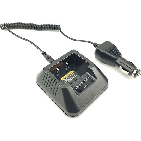 Chargeur de batterie de voiture avec voyant lumineux pour radios Baofeng UV5R et UV-5RE (1/4)