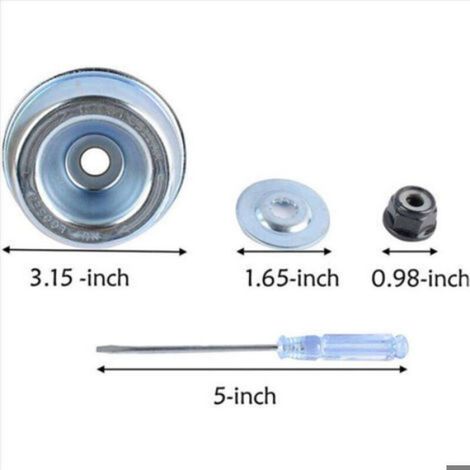 Lame Débroussailleuse - 3 Dents - Acier Au Carbone - Double Face - Pour Axes 25,4 mm Et 20 mm - 1 Pièce (1/5)