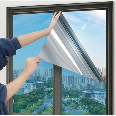 Film protection solaire 50x200cm isolation thermique fenêtre confidentialité réfléchissant YYV (1/5)