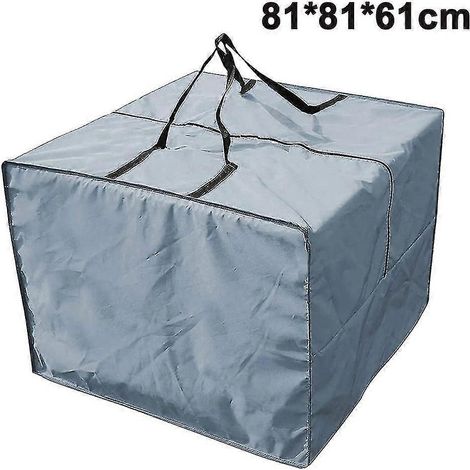 Wasserdichte und staubdichte Kissentasche, Aufbewahrungstasche für Weihnachtsdekorationen, Aufbewahrungstasche für Gartenmöbel-Sitzkissen mit Reißverschluss und Griffen (1/5)