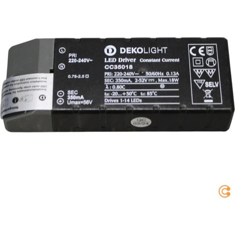 [NEUWERTIG] B-Ware Deko Light Basic Cc Led Trafo Trafo Transformator Konstantstrom 18 W 350m A 2 52 V