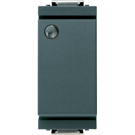 Deviatore 1P 16Ax Luminoso Grigio ( VIMAR cod. 17003.L )