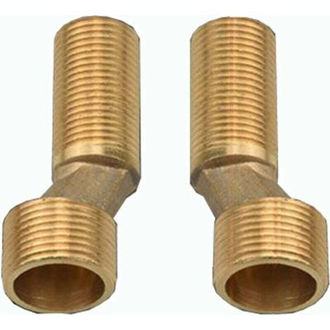 Offset connection bath/shower faucet – Corrosion-resistant brass – Adjustable swing arm – G1/2 to G3/4 (1/2)