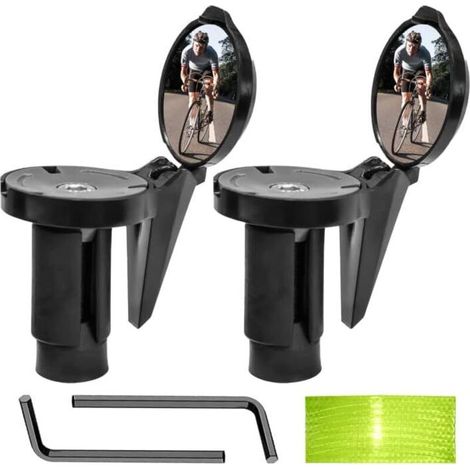 Rétroviseur de vélo (2 pièces) Rétroviseur de vélo Trottinette électrique Trottinette rétro Appareil électrique portatif