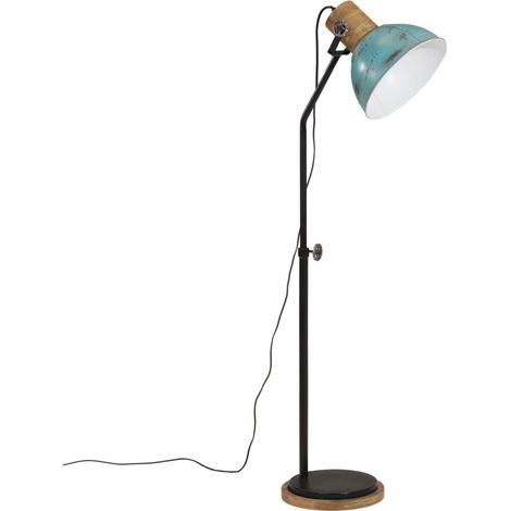 Lampadaire 25 W bleu délavé 30x30x100-150 cm E27 (1/5)