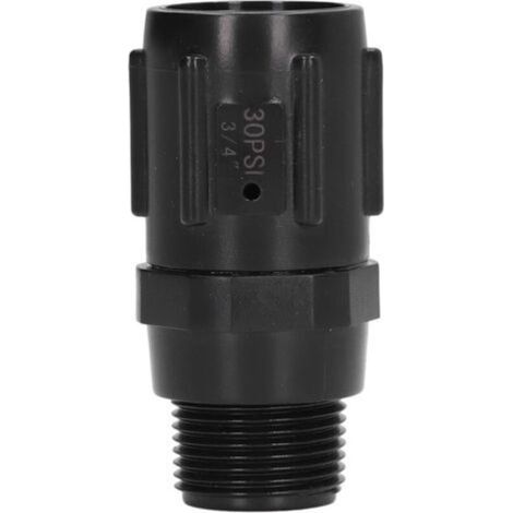 Régulateur de pression 30 PSI G3/4, régulateur de pression d'irrigation goutte à goutte, réducteur de pression à faible débit, adaptateur de tuyauterie d'irrigation goutte à goutte pour (1/5)