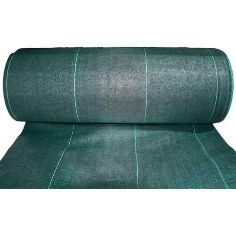 Toile de paillage - Vert - 85gr/m² - Plié Pliés en 2 1.25m x 100m Vert (1/4)