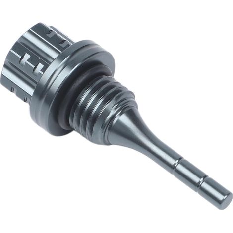 Jauge Huile pour moto Aluminium Alliage Hexagonal Violette Jauge(Titanium) (1/5)