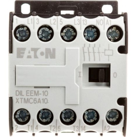 Contactor de potencia 6A 3P 24V CA 1Z 0R dileem-10(24V50/60HZ) 051596