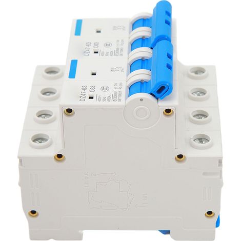 Interrupteur de transfert automatique 63A 400V, disjoncteur double puissance 2P, pouvoir de coupure 4500A, commutateur d'air à verrouillage bidirectionnel (1/5)