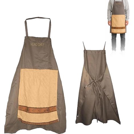 Tablier de farce avec poche secrète Tablier de cuisine humoristique tablier de chef amusant pour homme tablier de cuisine hilarant