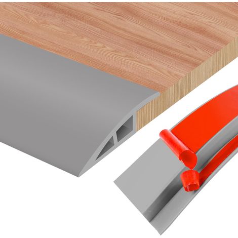 Barre de Seuil Adhesive Seuil de Porte Barre de Seuil Multiniveau pour Relier Les Joints de Sol et Les Transitions de Seuil de Moquette, Carrelage (1/5)