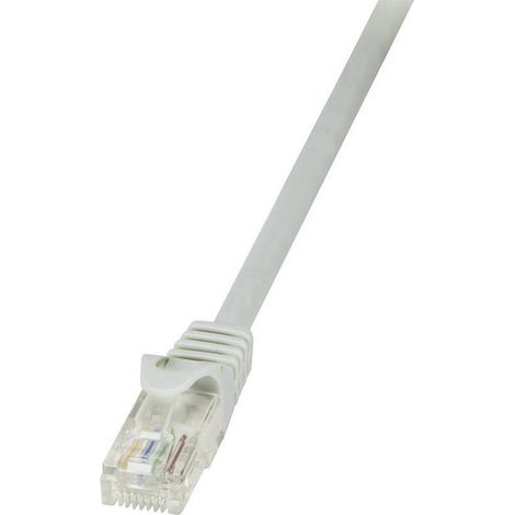 Câble réseau LogiLink CAT 5e U/UTP 15 m gris - CP1102U - 15.00 m - gris - [1x RJ45 mâle - 1x RJ45 mâ (1/3)