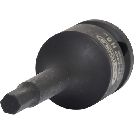 KS Tools 911.0926 Bussola per Avvitatori ad Impulsi per Viti a Esagono Incassato, Lunga, 6 mm, 1/2" (1/4)