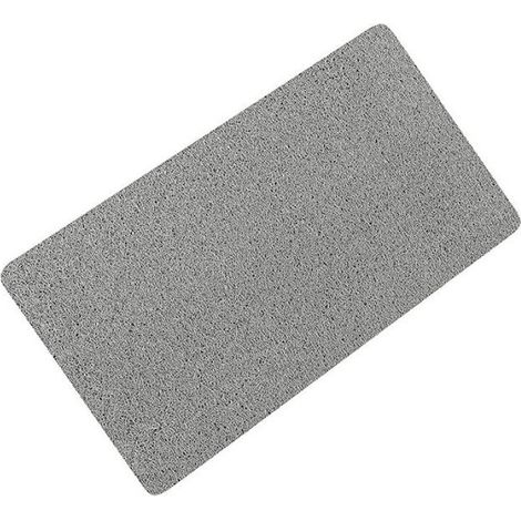 Tapis de bain antidérapant, tapis de douche, adapté pour la baignoire et les zones humides, 40 x 120 cm, gris (1/4)