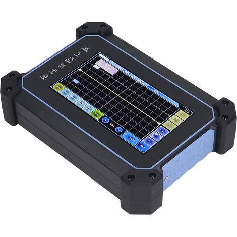 Oscilloscope numérique portable 2 canaux 110MHz, écran tactile, échantillonnage 250MSa/s, kit avec prise UE 100-240V, testeur de signal compact (1/5)