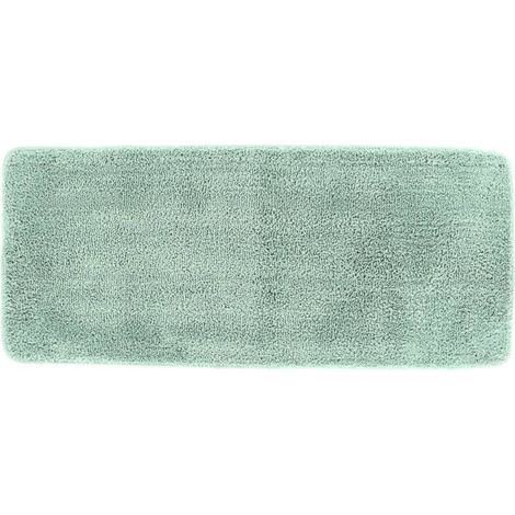 Tapis microfibre double vasque 50x80 cm dessous latex - vert amande - Tendance