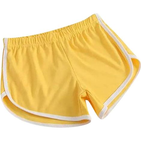 Short de sport femme, pantalon pyjama court décontracté, shorty sexy yoga, pantalon d'entraînement élégant, short en coton respirant, taille S à XXL, tenue de nuit légère. (1/5)