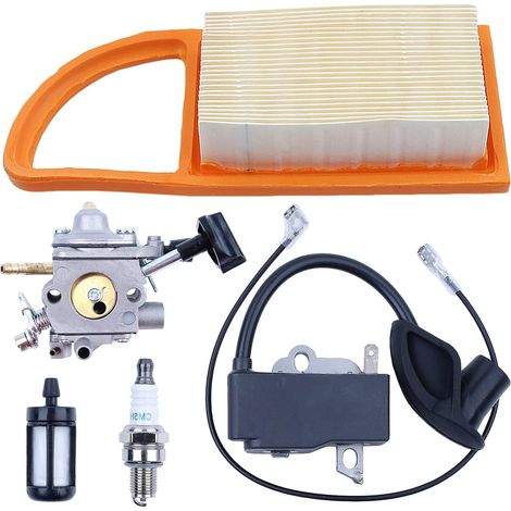 Kit carburateur pour Zama C1Q-S183 pour Stihl BR600 BR500 BR550 souffleuse à feuilles bougie, carburateur, bobine d'allumage, filtre à air, filtre à carburant, bougie. (1/5)