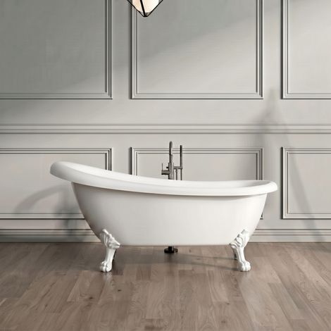 Bañera con patas RICHMOND 171 cm patas LEÓN BLANCAS