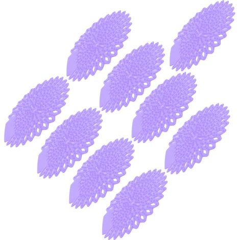 Lot de 10 filtres pour urinoir, désodorisants, anti-éclaboussures, longue durée, neutralisant les odeurs, tapis pour urinoir de toilettes et salle de bain, lavande (1/5)