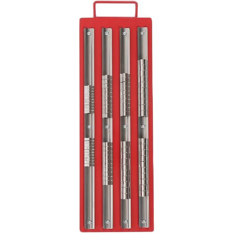 Plateau de rangement portable pour douilles avec supports de douilles de 1/4 pouce, 3/8 pouce et 1/2 pouce pour la réparation automobile (1/5)