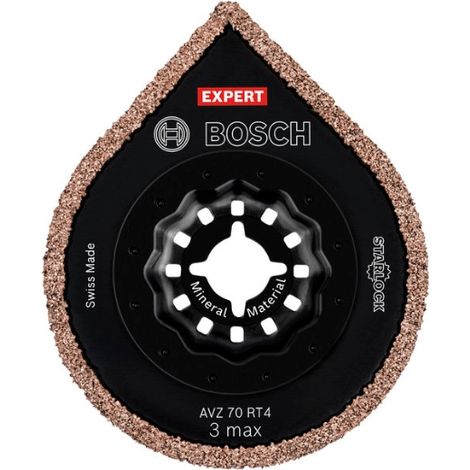 Bosch 1x Placa para aplicación de lechada EXPERT AVZ 70 RT4 3 max (para Mortero, Mortero, Anchura mm, Professional Accesorios Multiherramienta) (1/5)