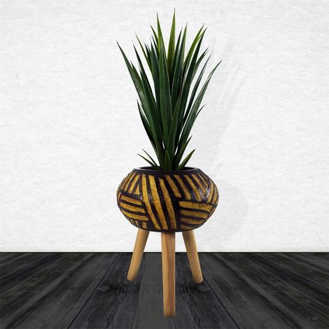 Large Composite Oval Planter with Stand (1/4)