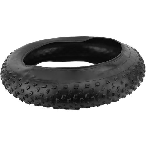 Pneu de vélo pliable 20x4 pouces pour motoneige, pneu de rechange pliable en caoutchouc noir (1/5)