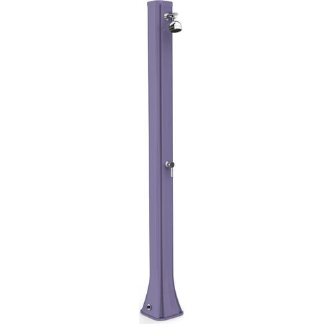 Arkema Design Big Happy douche solaire en polyéthylène HD avec mitigeur, violet (HH300/4005)