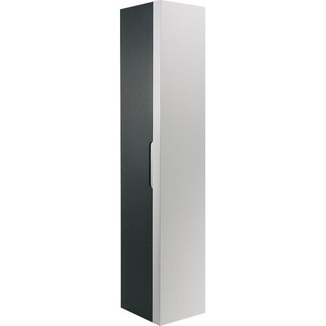 Armario alto EDITION 300 350 x 1800 x 385 mm, tope derecho antracita / antracita KEUCO