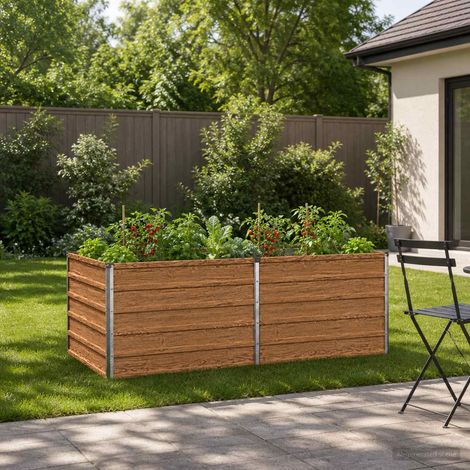 Jardin surélevé Chêne Brun 160 x 80 x 55 cm (1/5)