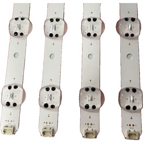Bandeau LED, Aluminium, longueur de 713 mm, Compatible avec divers modèles de téléviseurs, ampoules LED, Dimmable (1/5)