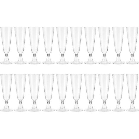 20 Stück 5oz Einweg-Cocktailgläser/Getränkebecher für Camping und Grillen (1/5)