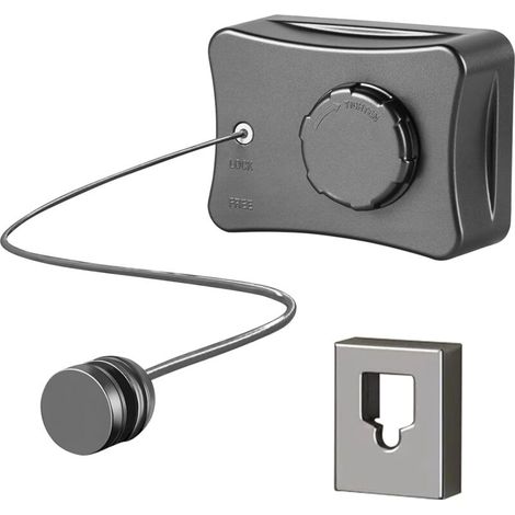 Corde à linge rétractable pour intérieur et intérieur - Fixation murale - 5 m - En acier inoxydable - Très résistante - Pour balcon, salle de bain, extérieur (1/5)