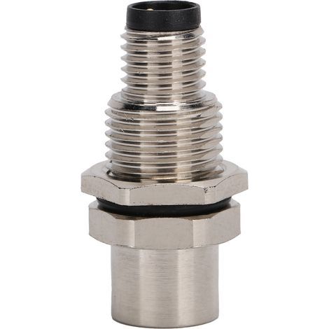 Adaptateur de connecteur industriel en laiton M8-I4, fiche étanche IP67 à 4 broches (1/5)