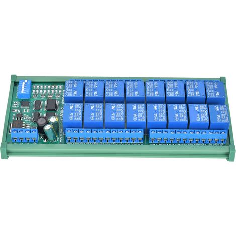 12V 6-Kanal RS485 Relais-SPS-Erweiterungsmodul für RTU-Protokoll-Fernsteuerung R4D3B16-R mit DIN-Schienengehäuse (1/5)