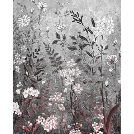 Papier peint panoramique modern Fleurs au Clair de Lune (1/5)