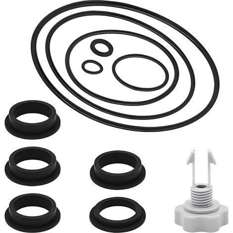 Replacement Parts for Sand Filter: 12 Pieces O-Rings and Air Purge Valve for Swimming Pool Pump, Compatible with Sand Filter System Model 25013 (1/5)
